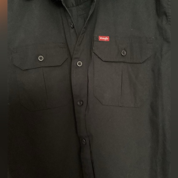 Wrangler Men's Navy Short Sleeve Shirt - Picture 3 of 6